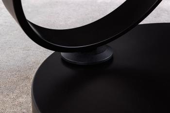 Draaibare salontafel wit keramiek 80-133 cm