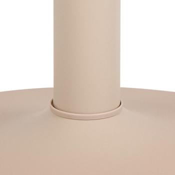 Ronde eettafel beige 110 cm