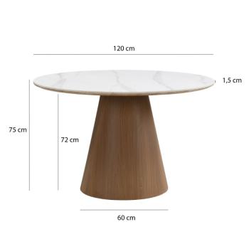 Afmetingen sheesham eettafel 180 cm