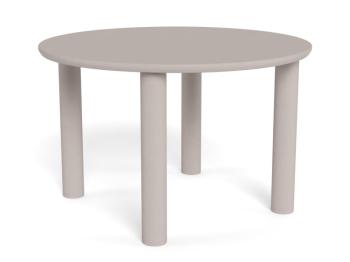 Ronde eettafel grijs MDF 120 cm