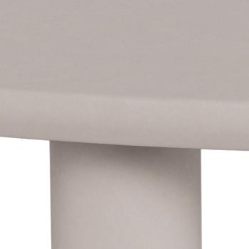 Ronde eettafel grijs MDF 120 cm