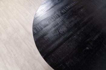 Ronde eettafel mangohout 130 cm