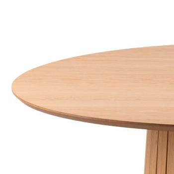 ronde tafel eiken houtfineer 120 cm