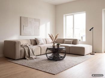 ronde metalen salontafel zwart marmer 60cm