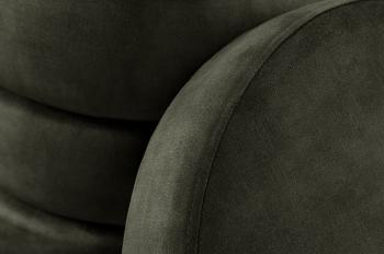hocker met opbergruimte groen fluweel 49 cm