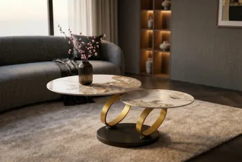 keramiek salontafel draaibaar pandora keramiek 80-133 cm