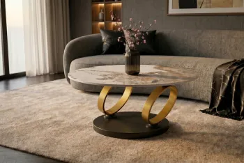 keramiek salontafel draaibaar pandora keramiek 80-133 cm