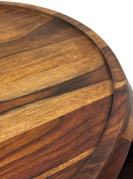Salontafel rond sheesham hout 60 cm