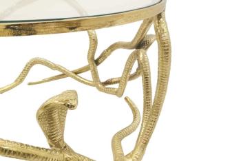 ronde salontafel snake goud 67 cm