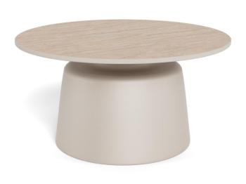 salontafel set travertin keramiek 70 + 45 cm
