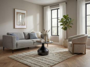 Zwarte salontafel Marmer metaal 60 cm