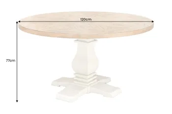 ronde tafel recycled grenenhout 120 cm