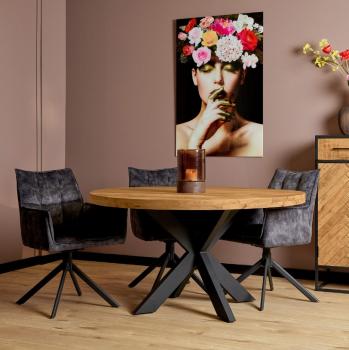 Ronde eettafel mango 150 cm