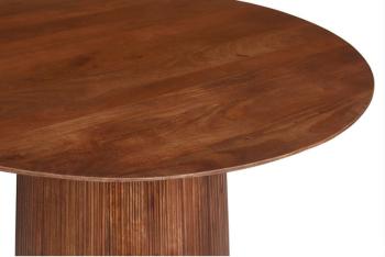 ronde lichtbruine tafel 130 cm