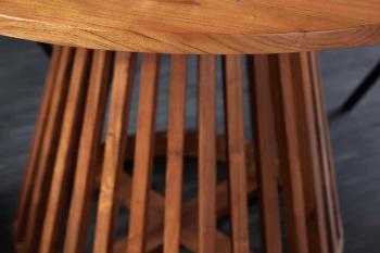 ronde eetkamertafel massief acaciahout 130 cm