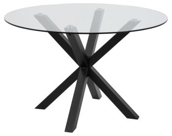 Ronde eetkamertafel met veiligheidsglas 119cm