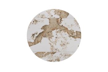 Uitschuifbare ovale ronde eettafel 140 cm