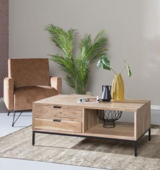 Salontafel robuust hout
