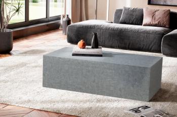 Salontafel blok grijs betonlook 100 cm