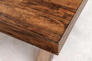 Robuuste salontafel donkerbruin 110 cm