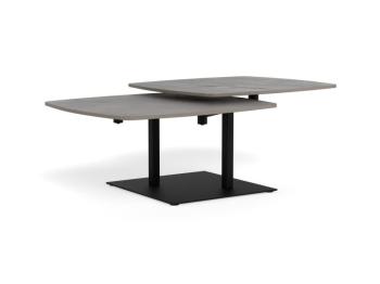 Salontafel grijs keramiek draaibaar