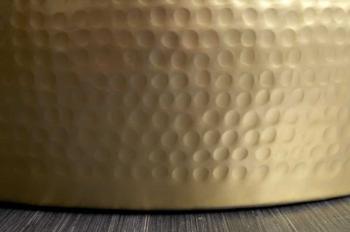 Salontafel goud hamerslag 60 cm