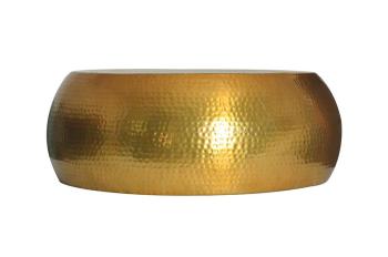Salontafel goud hamerslag 80 cm