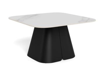 Salontafel wit keramiek 80 cm