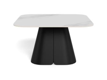 Salontafel wit keramiek 80 cm