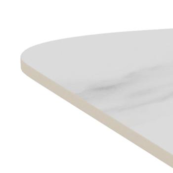 Salontafel wit keramiek 80 cm