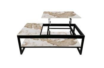 salontafel keramiek pandora met verstelbaar tafelblad 120 cm