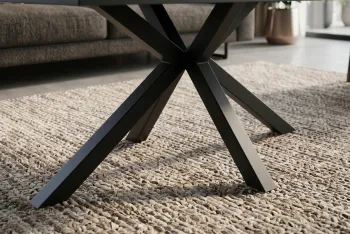 salontafel zwart bruin keramiek 100 cm