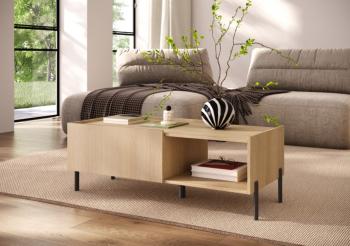 Salontafel licht eiken 110 cm
