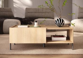 Salontafel licht eiken 110 cm