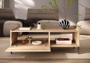 Salontafel licht eiken 110 cm