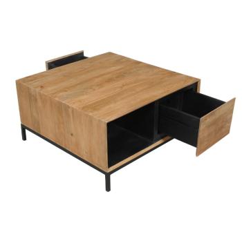Rustica salontafel 80x80 cm mangohout