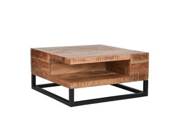 Trendy salontafel mangohout 80 cm