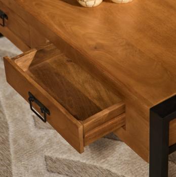 Moderne salontafel mangohout 120 cm