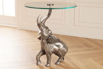 ronde hoge bijzettafel olifant 60 cm