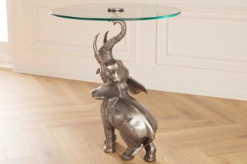 ronde hoge bijzettafel olifant 60 cm