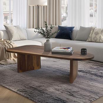 Sheesham salontafel organisch 120 cm