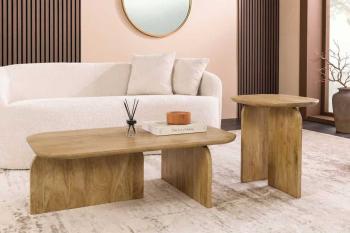 salontafel set mangohout organisch