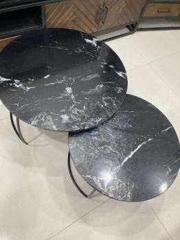 salontafel set marmer zwart