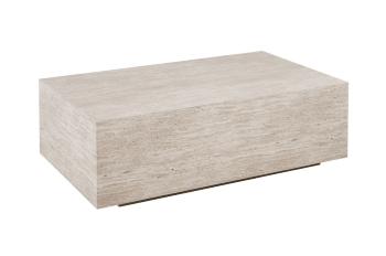 blok salontafel travertin look 120 cm