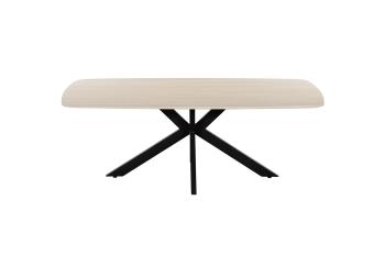Salontafel Deens ovaal travertin beige keramiek 130 cm