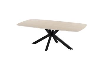 Salontafel Deens ovaal travertin beige keramiek 130 cm