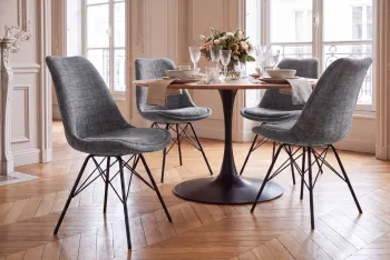 scandinavische stoel kaki