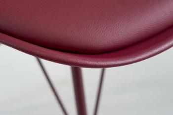 Scandinavische stoel rood