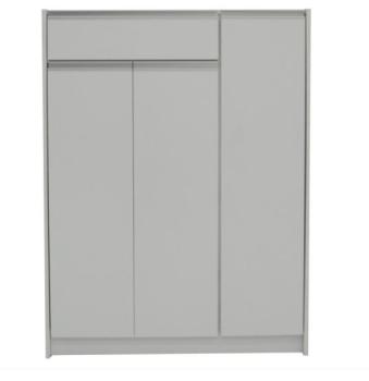 schoenenkast mat wit 90 cm