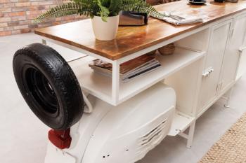 groot scooter barmeubel wit 250 cm